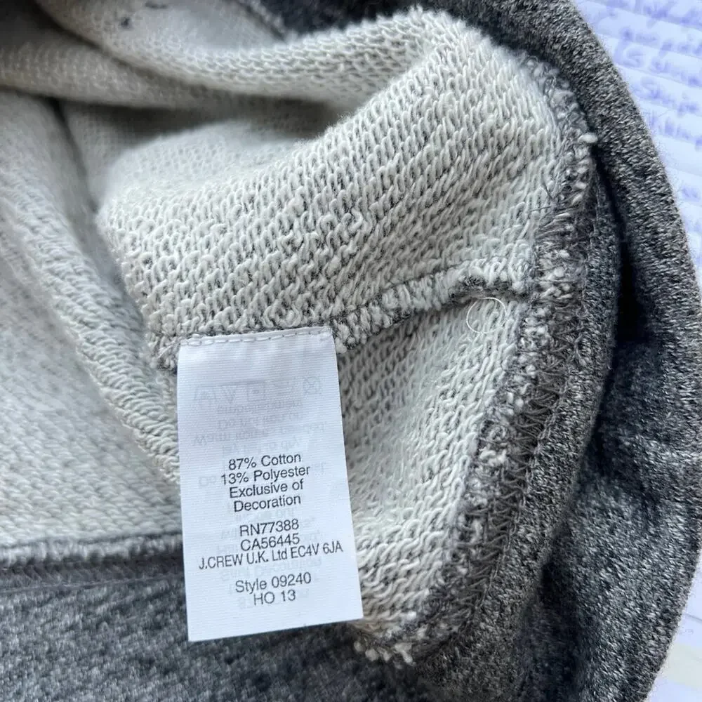J. Crew Short Sleeve Crewneck Ribbon & Bows Sweatshirt, Women's size S